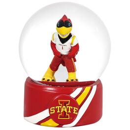 Evergreen Enterprises - Iowa State Cyclones 100mm Mascot Glass Water Globe - Multicolor