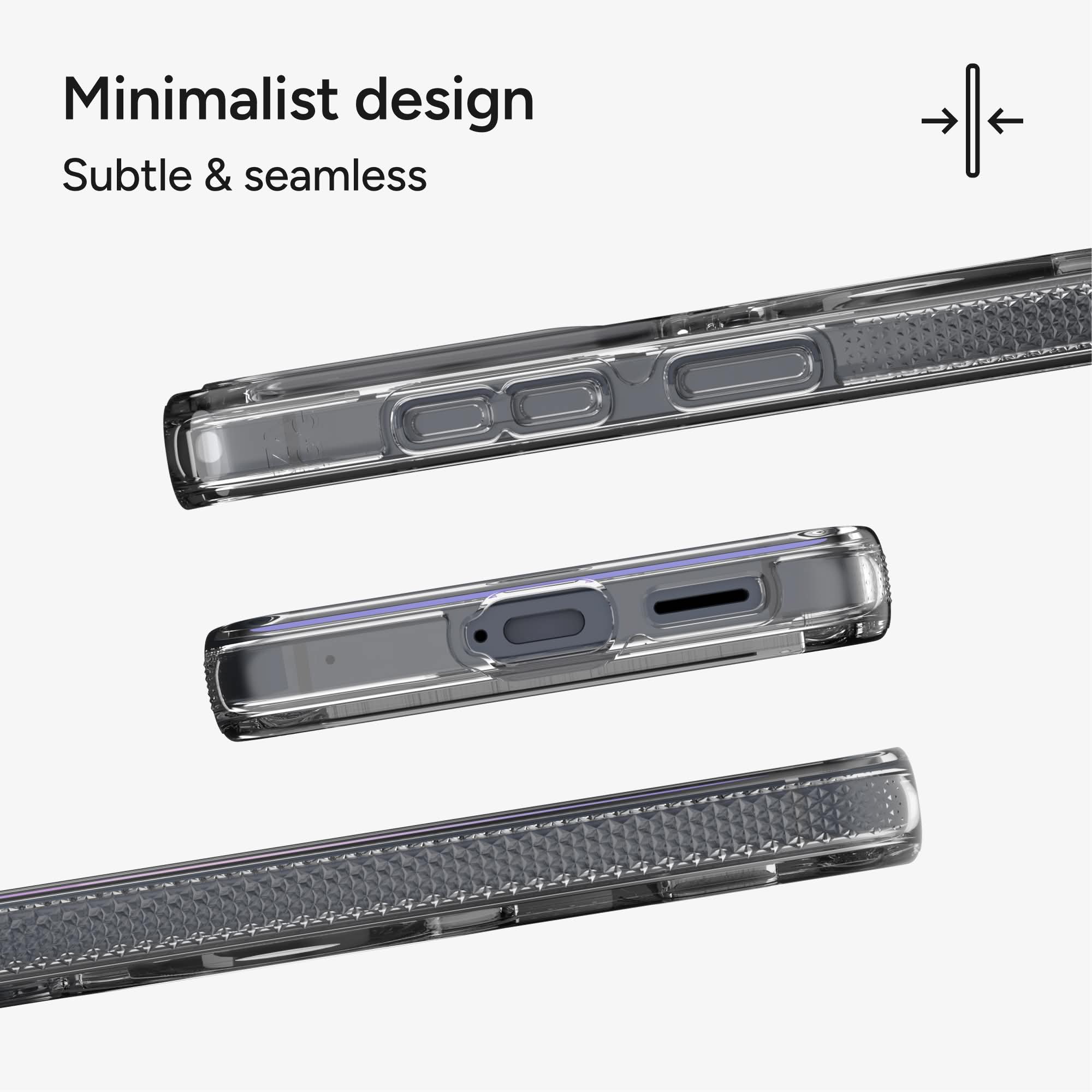 Minimalist design  
Subtle & seamless