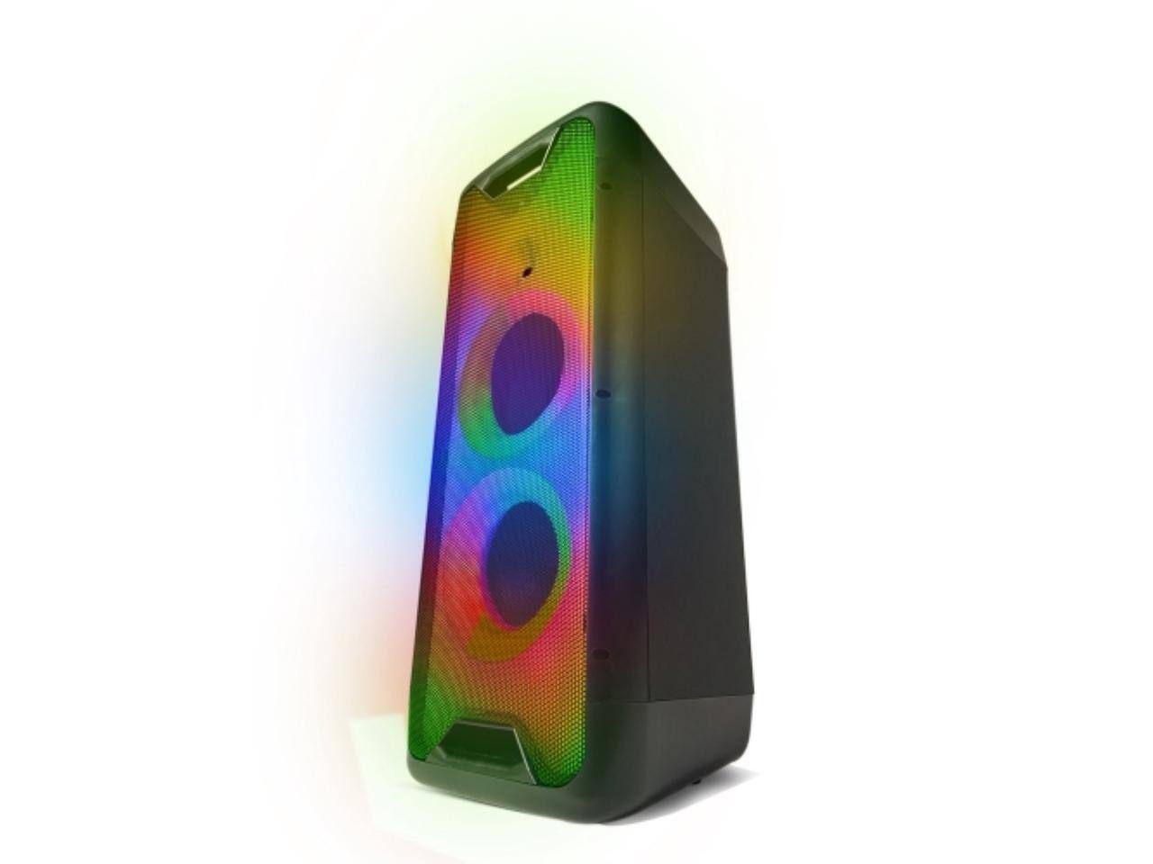 Alt View 4. Gemini - Gemini GLS550  24 inch Portable Bluetooth LED Light Show Party System - Black.