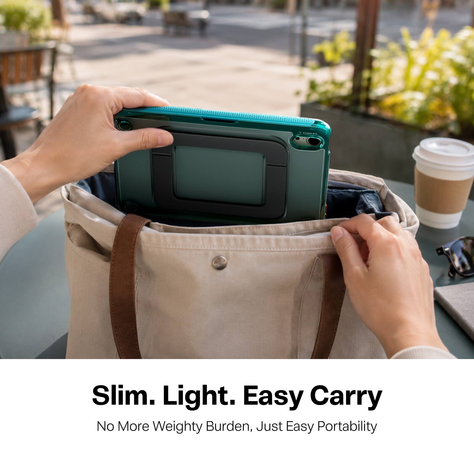 Slim. Light. Easy Carry  
No More Weighty Burden, Just Easy Portability