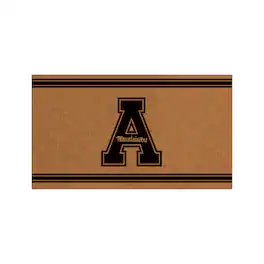 Evergreen Enterprises - Appalachian State Mountaineers 28" x 16" Primary Logo Outdoor Coir Entryway Mat - Multicolor