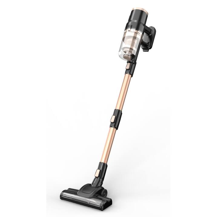 Front. MOOSOO - Cordless Vacuum Cleaner, 3 Powerful Suction,Lightweight Stick Vacuum Rechagable for Carpet Hard Floor Pet Hair - Black Gold.