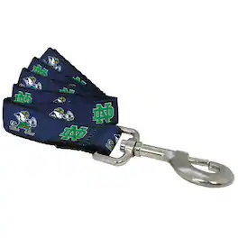 All Star Dogs - Notre Dame Fighting Irish Leprechaun Dog Leash - Navy