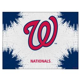 Holland Bar Stool Co. - Washington Nationals 15" x 20" Splash Canvas Wall Art - Multicolor