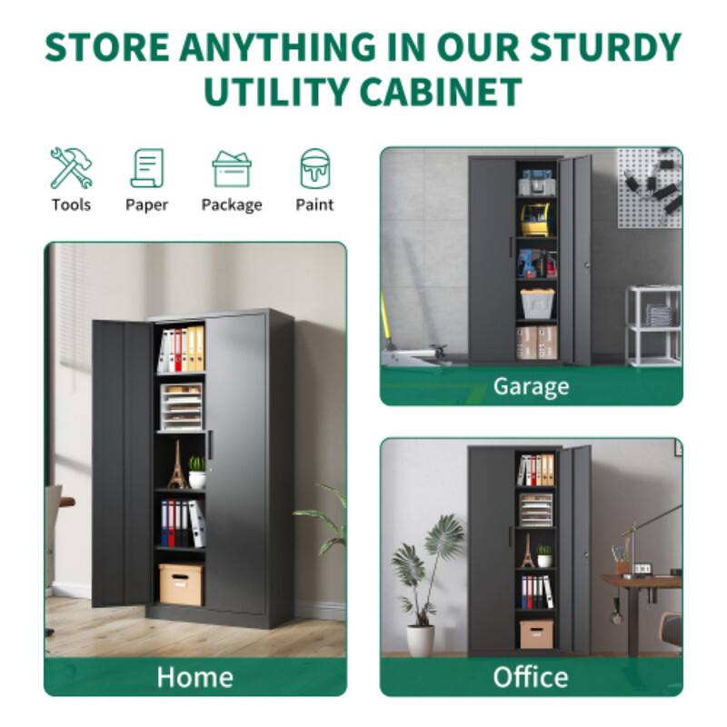 STORE ANYTHING IN OUR STURDY UTILITY CABINET

Tools Paper Package Paint

Home Garage Office