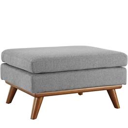 Modway - Engage Upholstered Fabric Ottoman - Gray