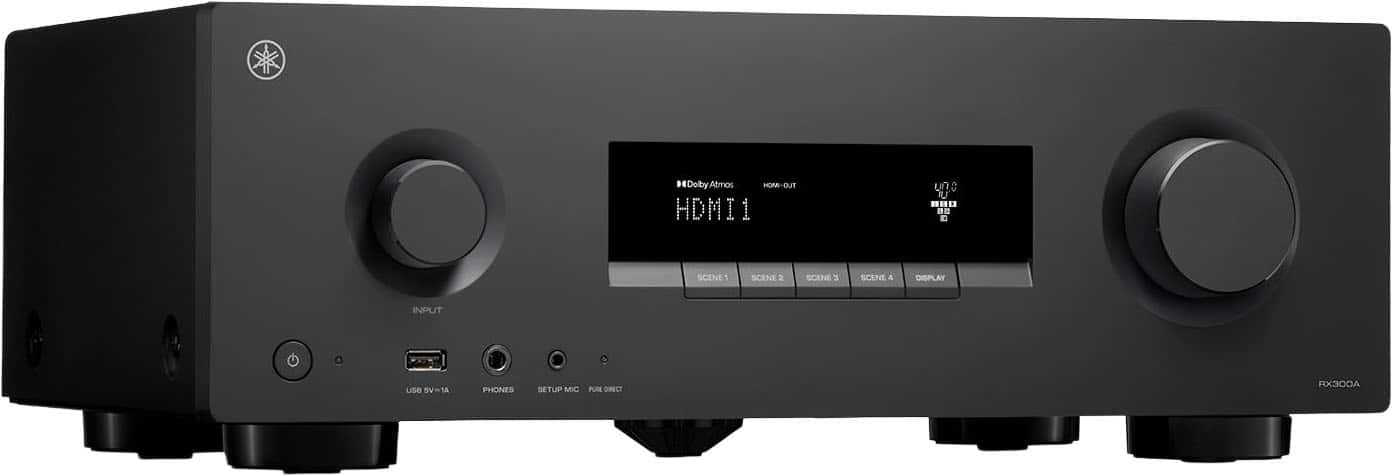 Yamaha - RX300ABL 5.2-Channel Home Theater AV Receiver with Dolby Atmos (2026) - Black price history on PriceWatchPro