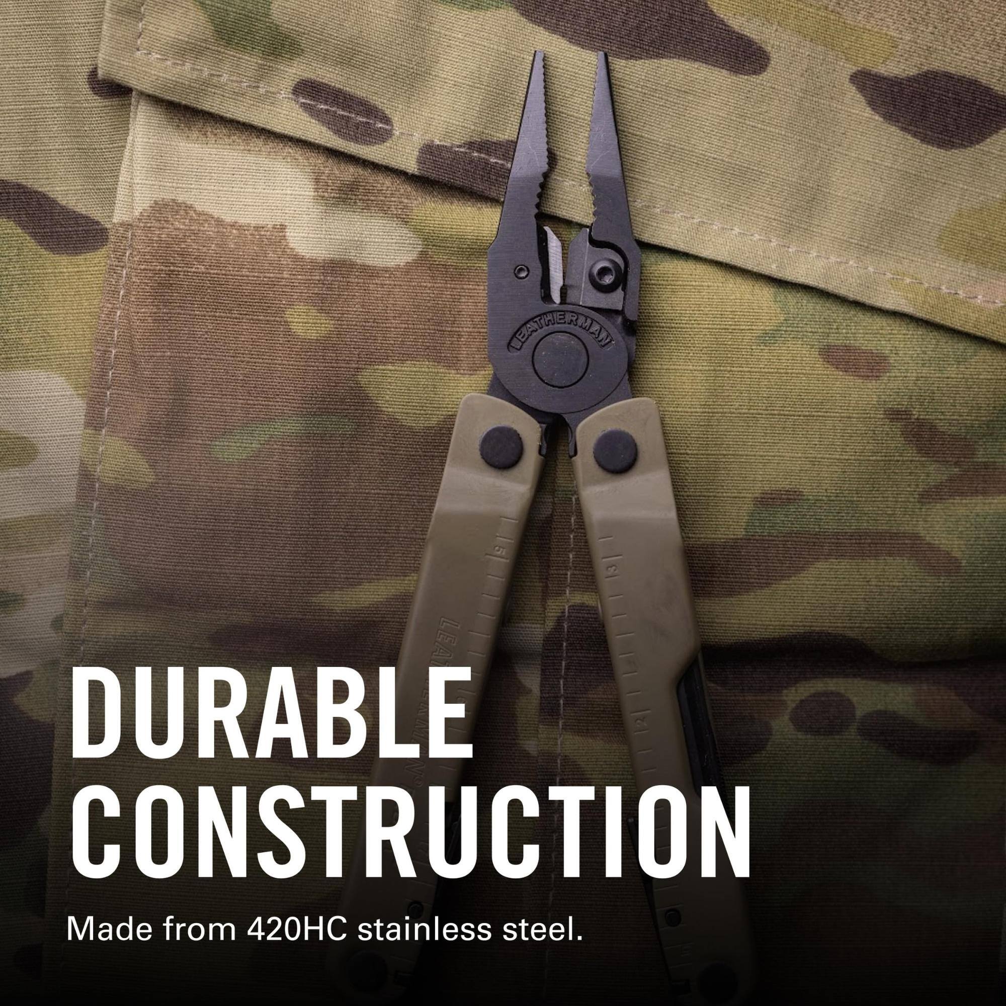 DURABLE CONSTRUCTION  
Made from 420HC stainless steel.