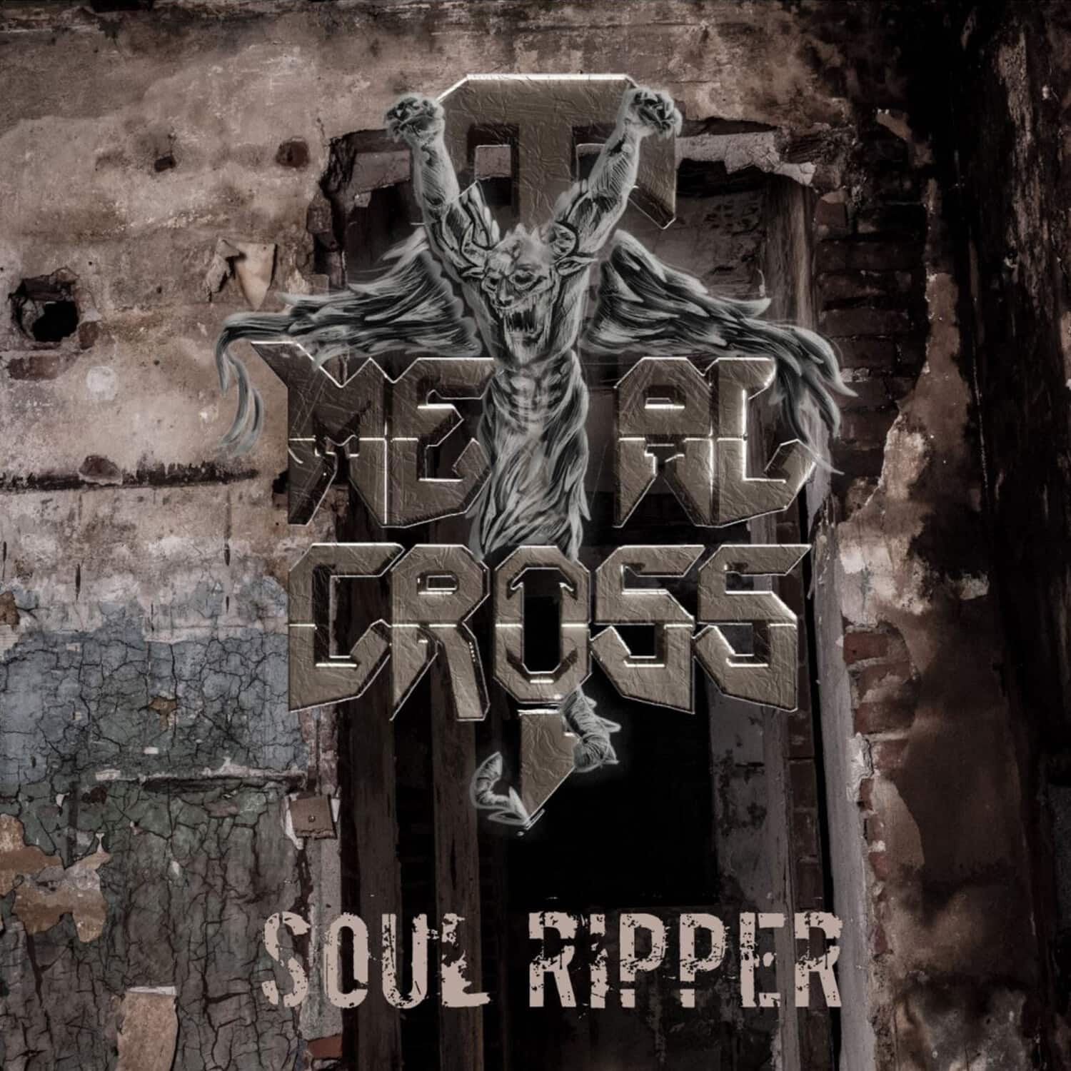 Metal Cross - Soul Ripper (Orange & Black)  - VINYL LP