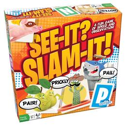 Outset Media - Outset Media: See-It? Slam-It! Board Game, Ages 8+, 2 or More Players