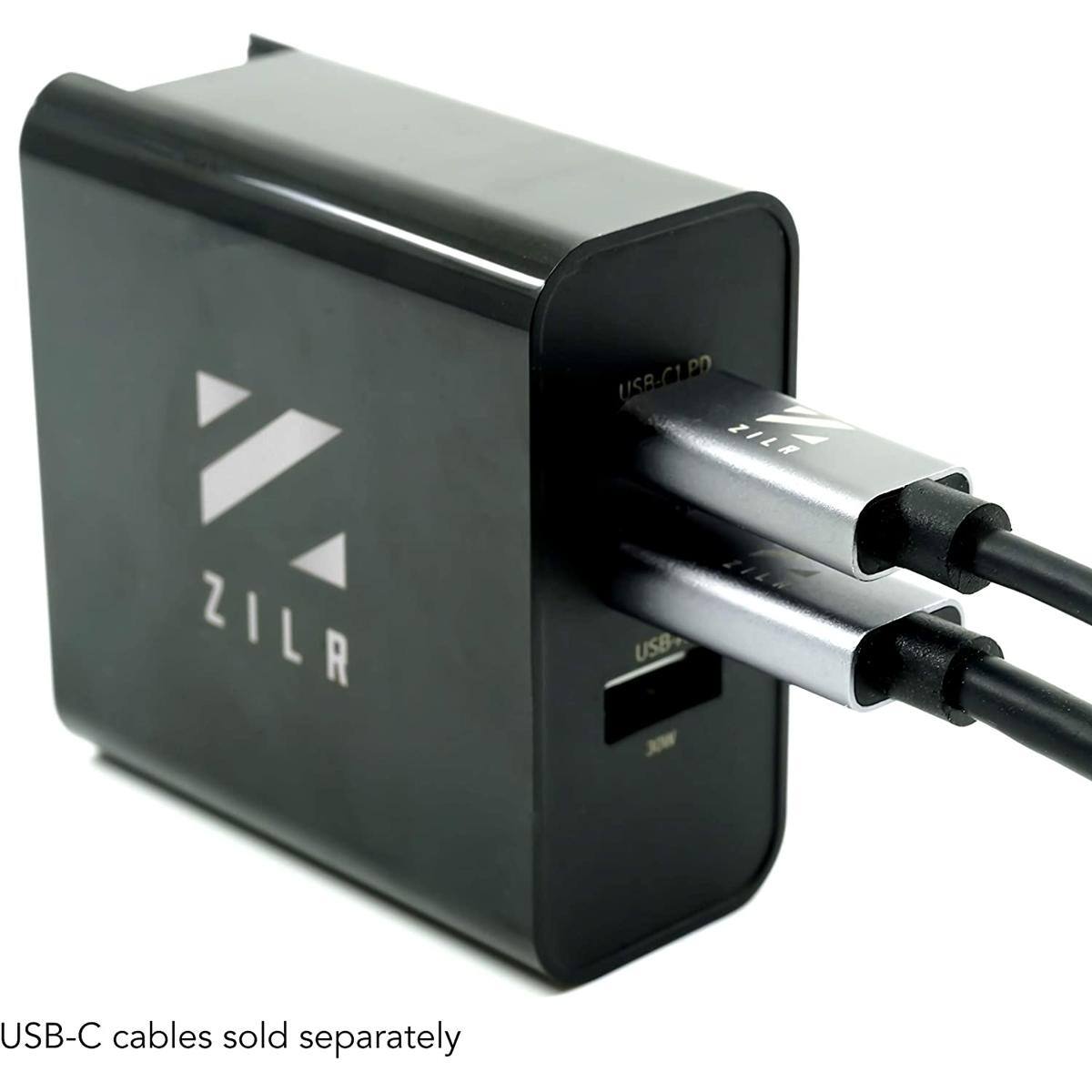 ZILR  
USB-CL PD  
ZILA USB  
USB-C cables sold separately