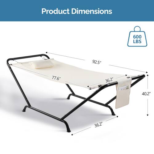 Product Dimensions: 600 LBS, 92.5", 77.6", 36.2", 40.2", 36.2"