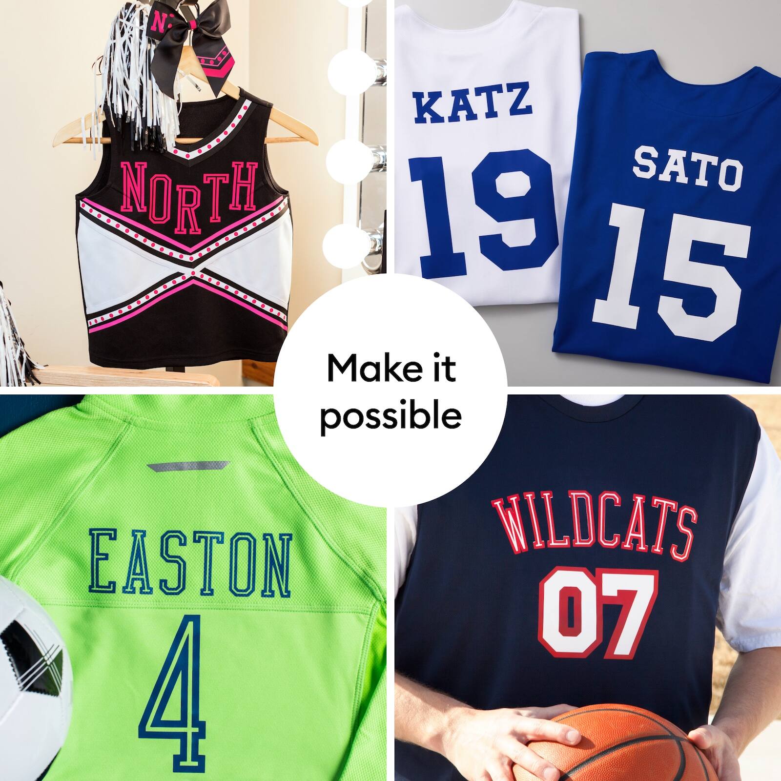 NORTH  
KATZ 19  
SATO 15  
EASTON 4  
WILDCATS 07  

Make it possible