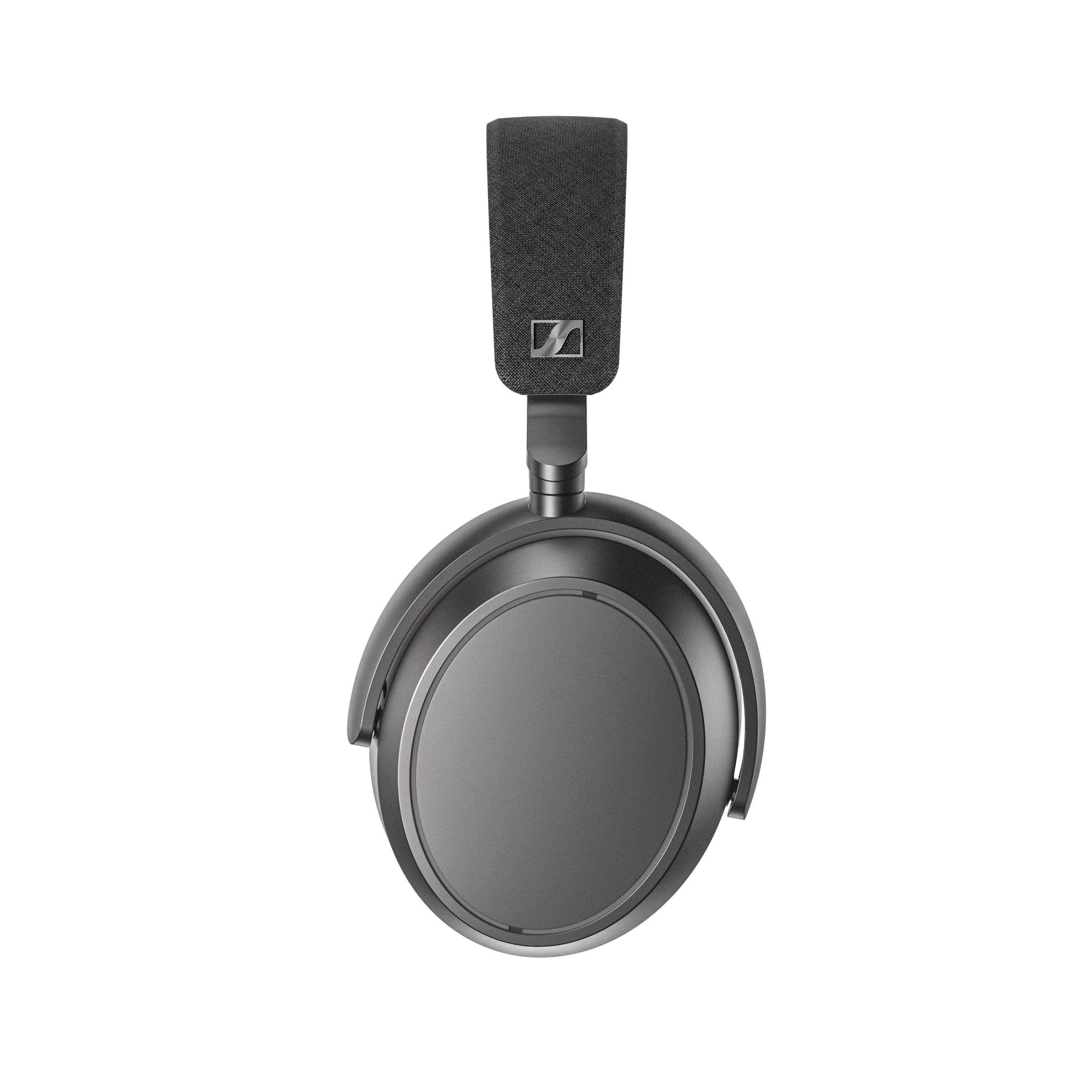 Angle. Sennheiser - Sennheiser - MOMENTUM 4 Wireless Adaptive Noise-Canceling Over-The-Ear Headphones - Graphite.