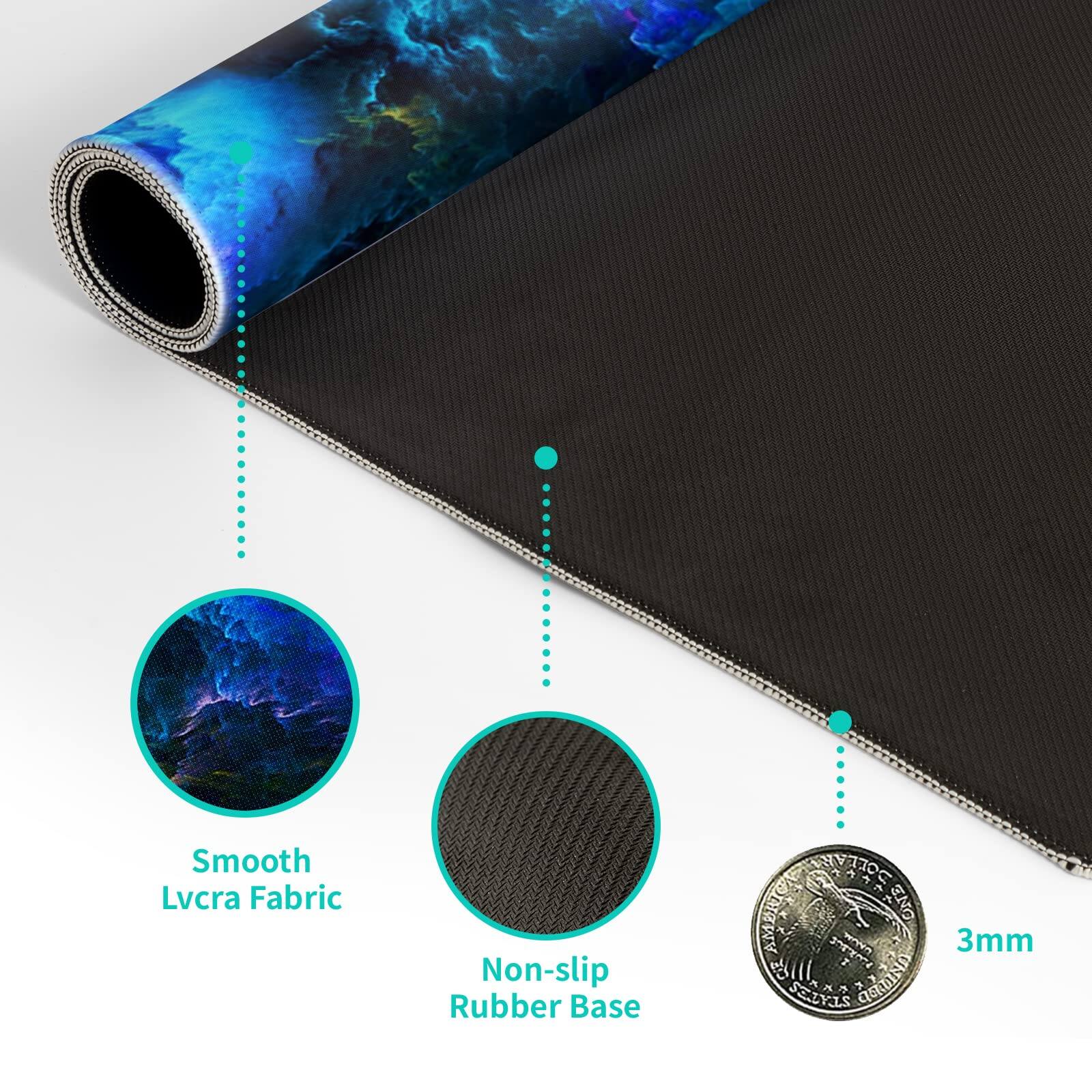 Smooth Lycra Fabric  
Non-slip Rubber Base  
3mm