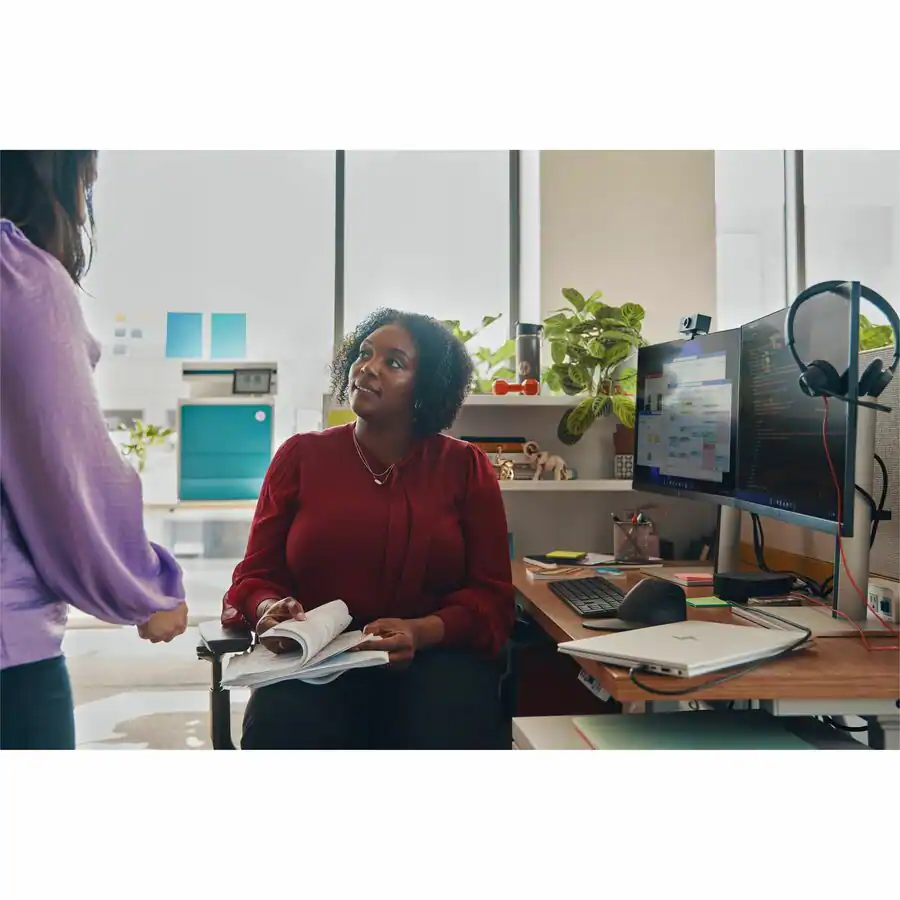 Alt View 3. HP - Poly Blackwire 3325 Headset - Microsoft Teams Certification - Stereo - USB Type C, Mini-phone (3.5mm) - Wired - 32 Ohm - - Black.