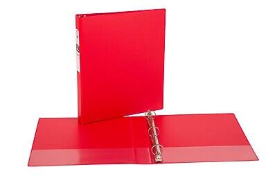 Alt View 5. Avery - 1" 3-Ring Non-View Binders - Red.