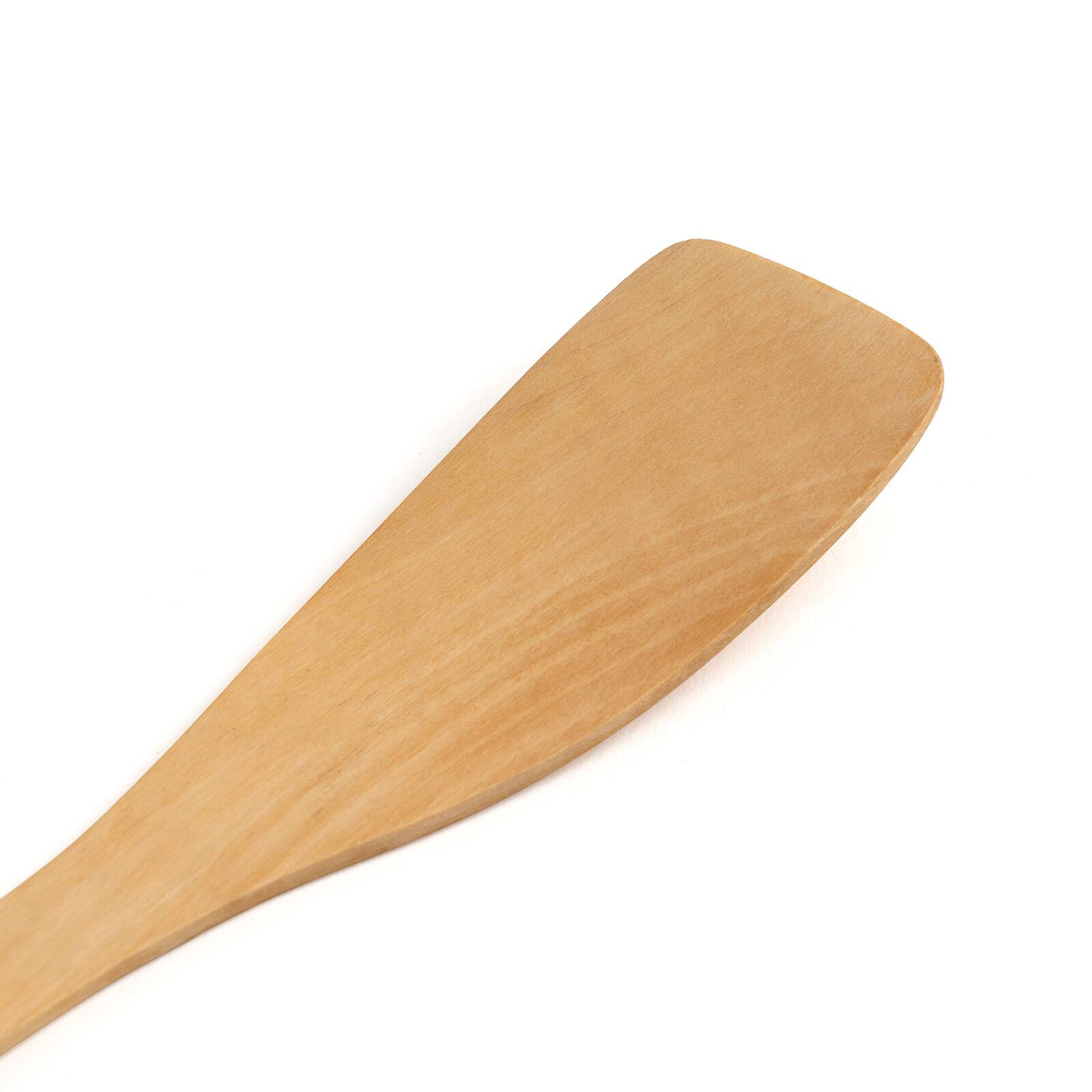 Alt View 2. Berard - Contour Olive Wood Curved Spatula, 12-Inch - Brown.