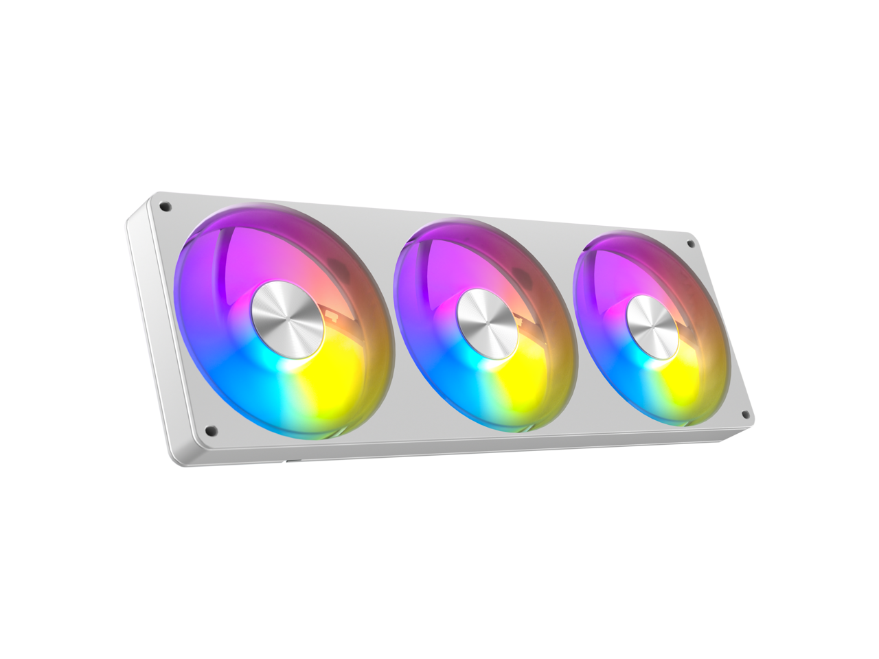 Alt View 7. Antec - Skeleton Matrix 360 ARGB Liquid CPU Cooler, 360mm Radiator, Single-Frame Fan, Hydraulic Bearing, Copper Base - White.