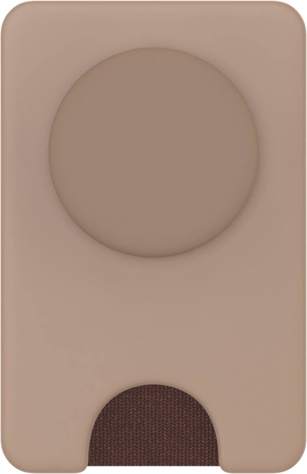 Alt View 3. PopSockets - MagSafe PopWallet+ Cell Phone Wallet & Grip, with Adapter Ring - Latte.