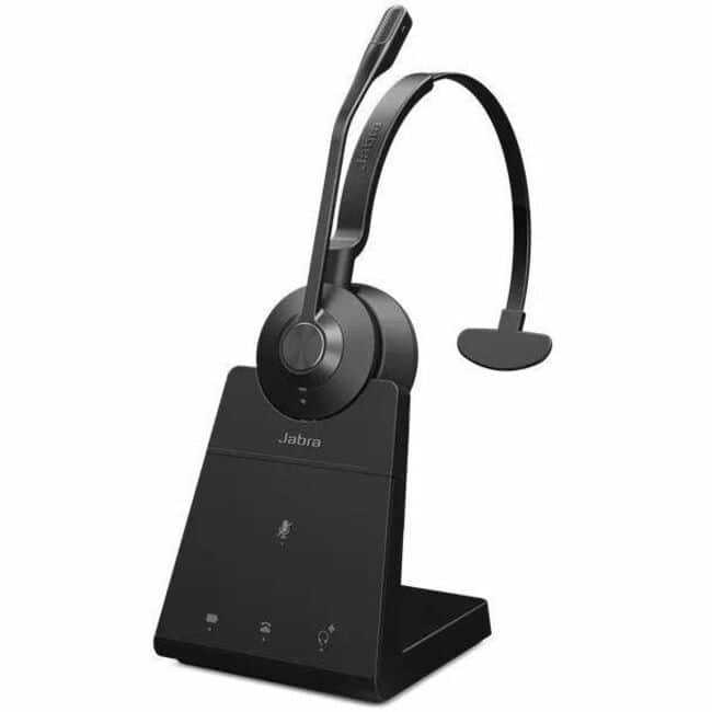 Jabra - Engage 45 SE Earset - Mono - Wireless - DECT - 328.1 ft - 40 Hz to 16 kHz - Over-the-ear, On-ear, Earbud - Black