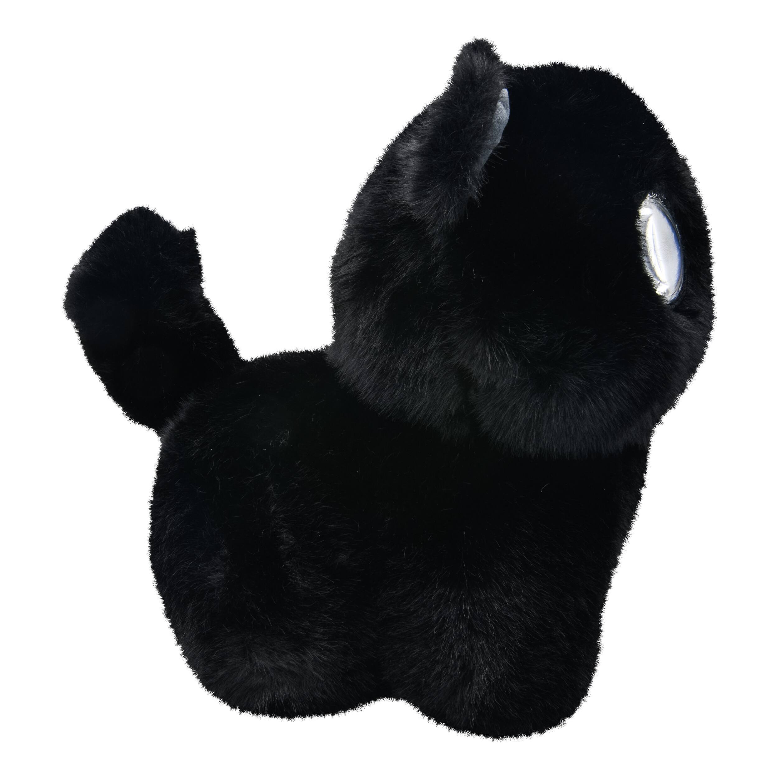 Alt View 1. Contixo - AI Pixie-Paw Smart Interactive Plush Cat – AI Companion Stuffed Toy with Voice, Expressive Eyes & Touch-Activated Play - Black.