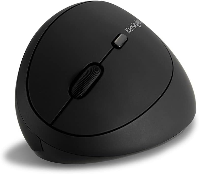 Left. Kensington - PRO FIT LEFT-HANDED ERGO WRLS MOUSE - Black.