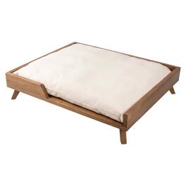 PetMaker - 36x29.5 Elevated Dog Bed with Cushion - Natural