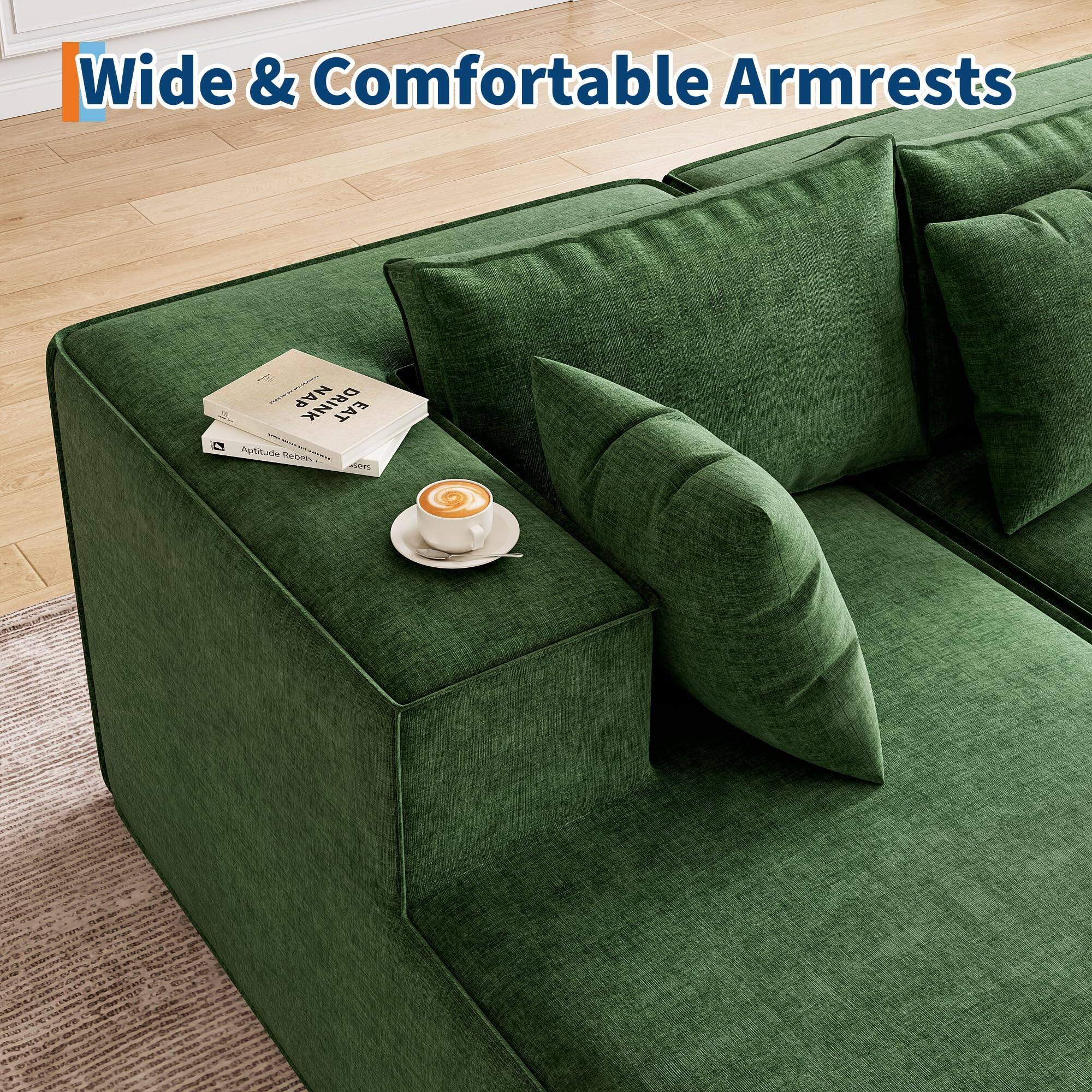 Wide & Comfortable Armrests