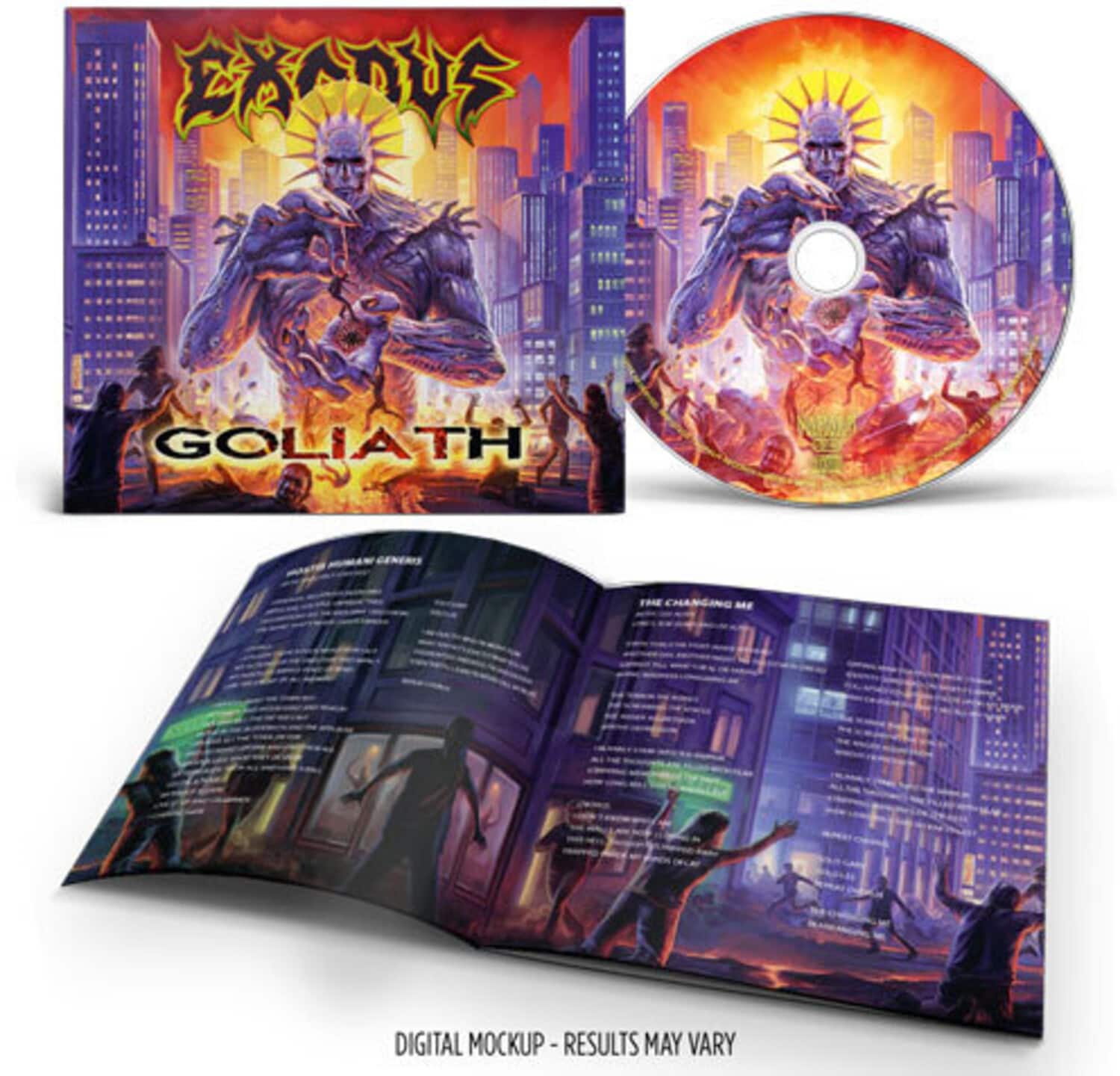 Exodus - Goliath   - COMPACT DISCS [CD] price history on PriceWatchPro