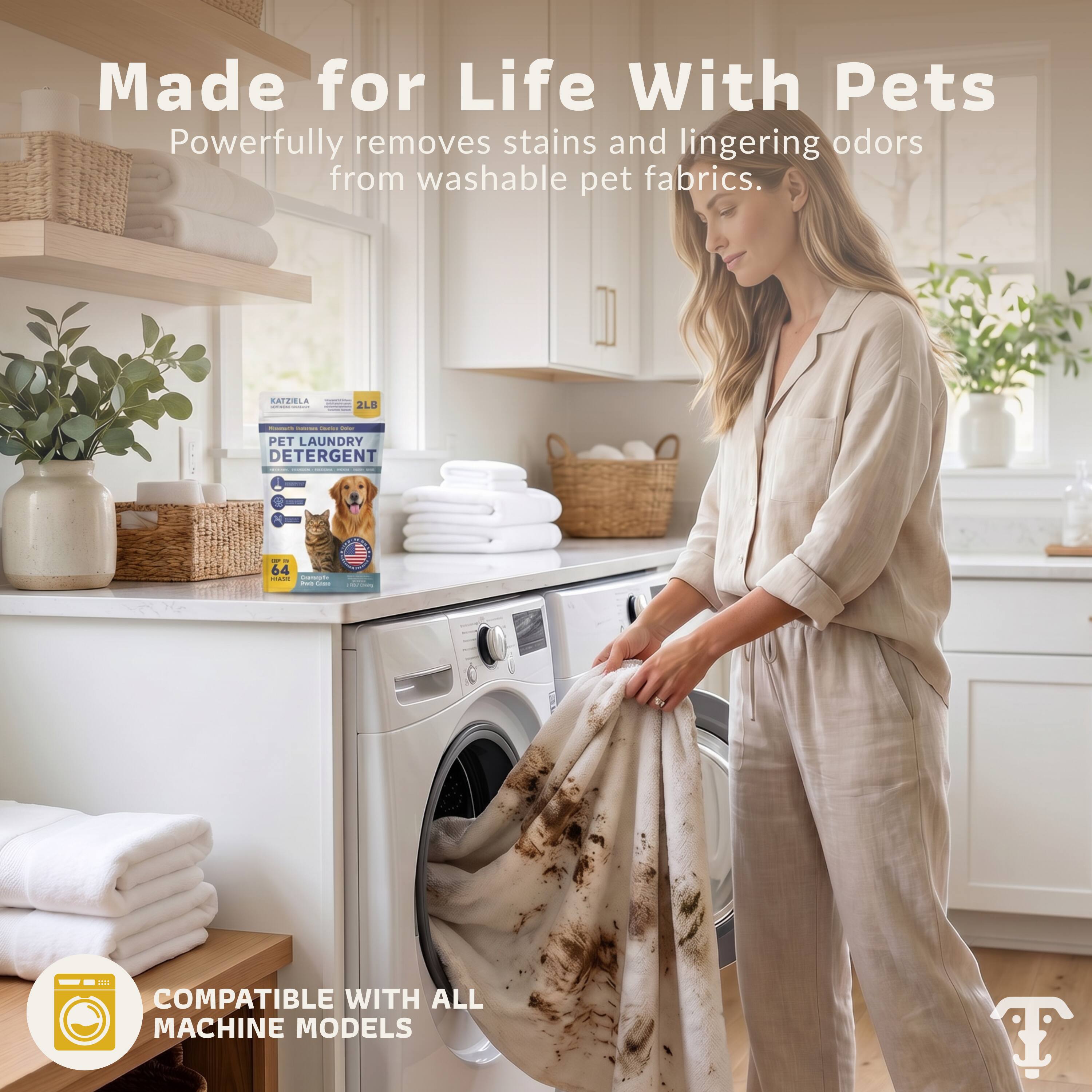 Katziela Pet Laundry Detergent Odor Remover Powder - Best Buy