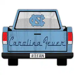 Fan Creations - North Carolina Tar Heels 12'' x 12'' Truck Back D-cor - Multicolor