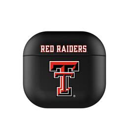 Keyscaper - Texas Tech Red Raiders Texas Tech Red Raiders Insignia AirPods 4th Generation Case Cover - No Size - Black