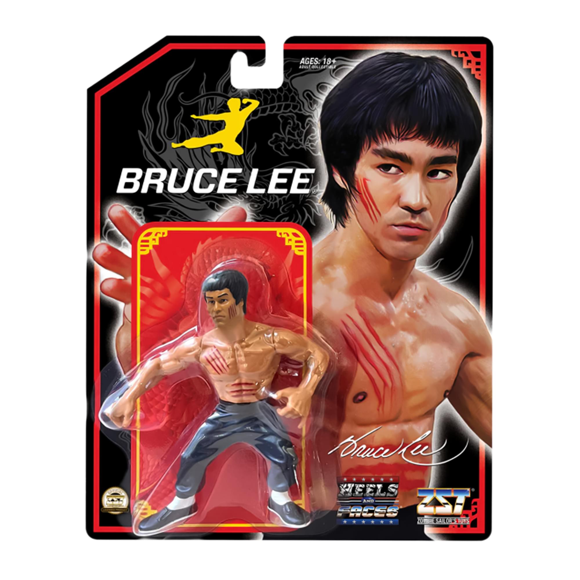 AGES: 18+  
BRUCE LEE  
WHEELS AND FACES