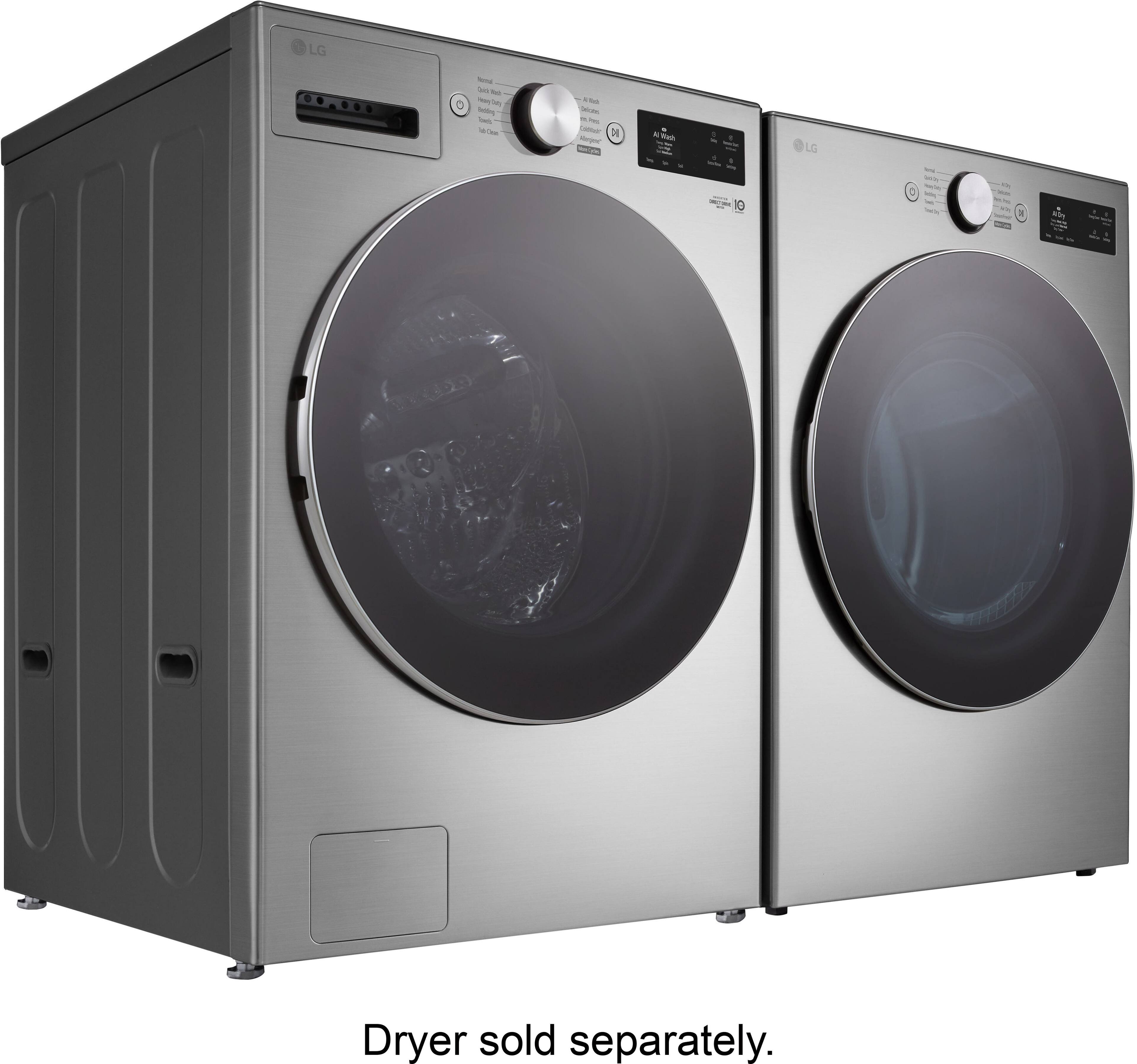 LG O - - - - - - - - - - a - -  - A - - LG C o a 12 Dryer sold separately.