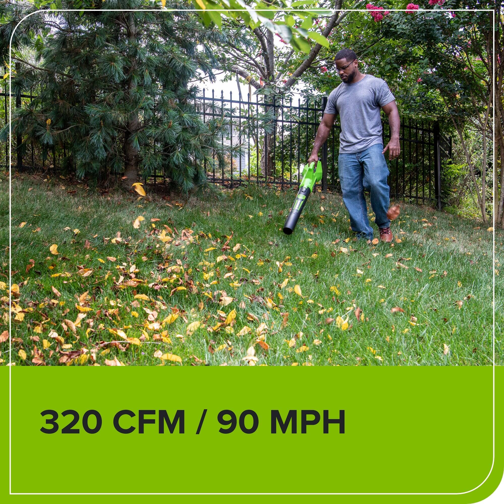 320 CFM / 90 MPH