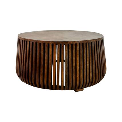 Front. Carolina Chair & Table - Cascade 36" Coffee Table - Chestnut - Red.