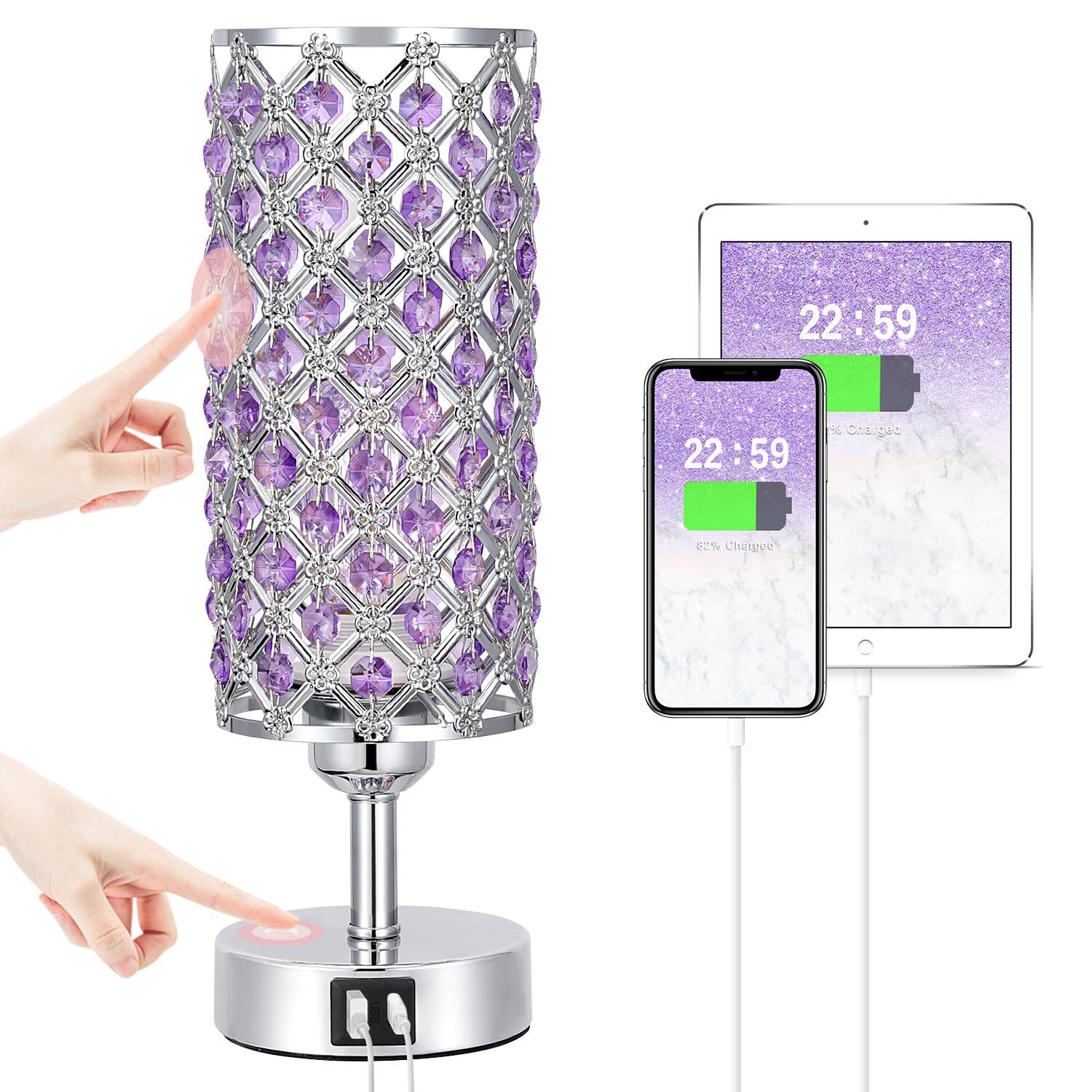 Purple USB-C+A Ports