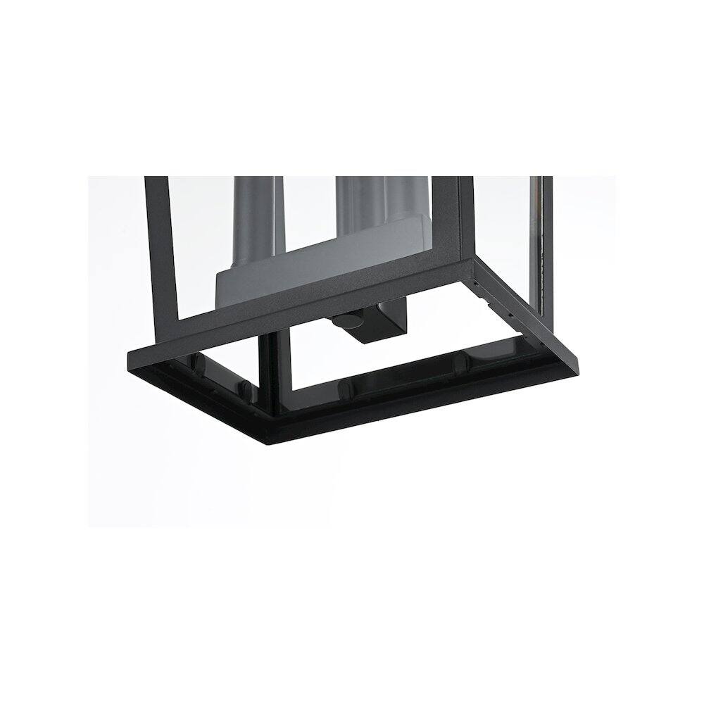 Alt View 1. Elegant Lighting - Berks 7 inch Outdoor Pendant in Black - Black.