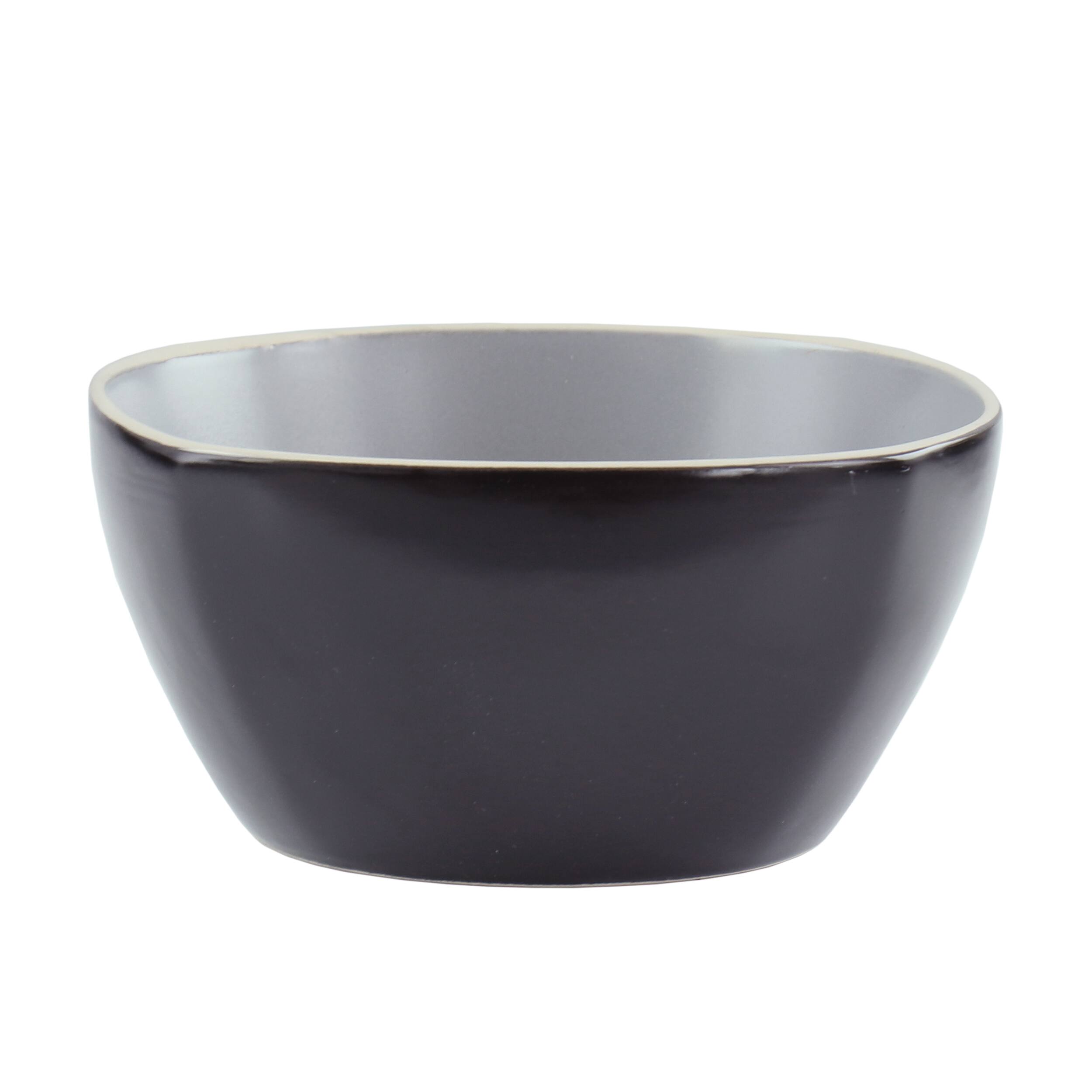 Alt View 4. Gibson - Gibson Home Soho Lounge 16 Piece Soft Square Stoneware Dinnerware Set in Grey Matte - Gray Matte.