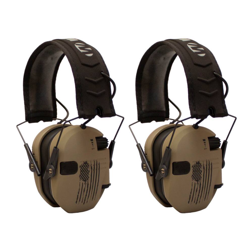 Walkers - Walker’s Razor Shooting Muffs (Distressed Flag) 2-Pack - Tan price history on PriceWatchPro
