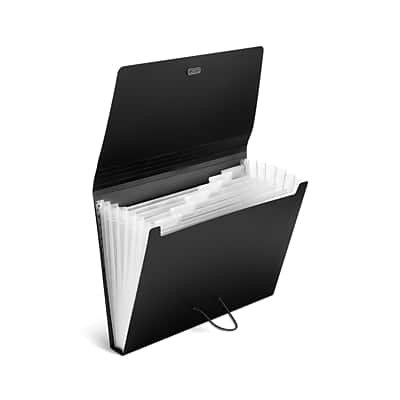 Staples - Moisture Resistant Reinforced Plastic Accordion File, 7-Pocket, Letter Size, (TR51834) - Black price history on PriceWatchPro