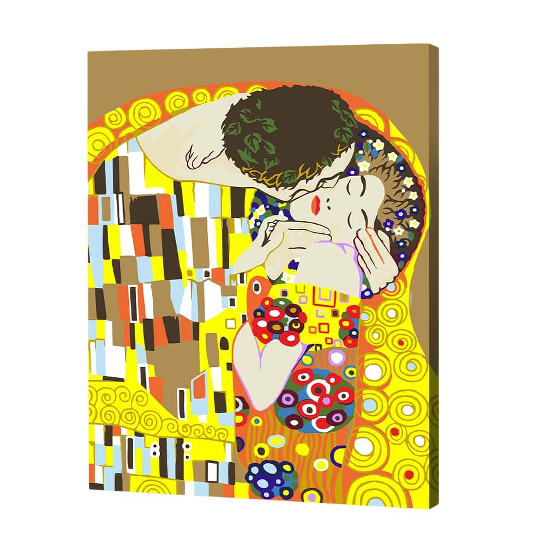 Artwille - Paint By Number Kit Kiss