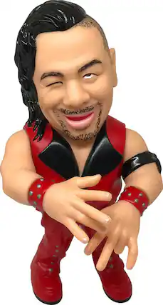 Front. PopMarket - 16 Directions - 16D Coll WWE 04 - Shinsuke Nakamura Vinyl Figure - Collectibles - Multicolor.
