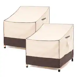 F&J Outdoors - Premium Waterproof Outdoor Patio Two Pack Chair Covers - Multicolor