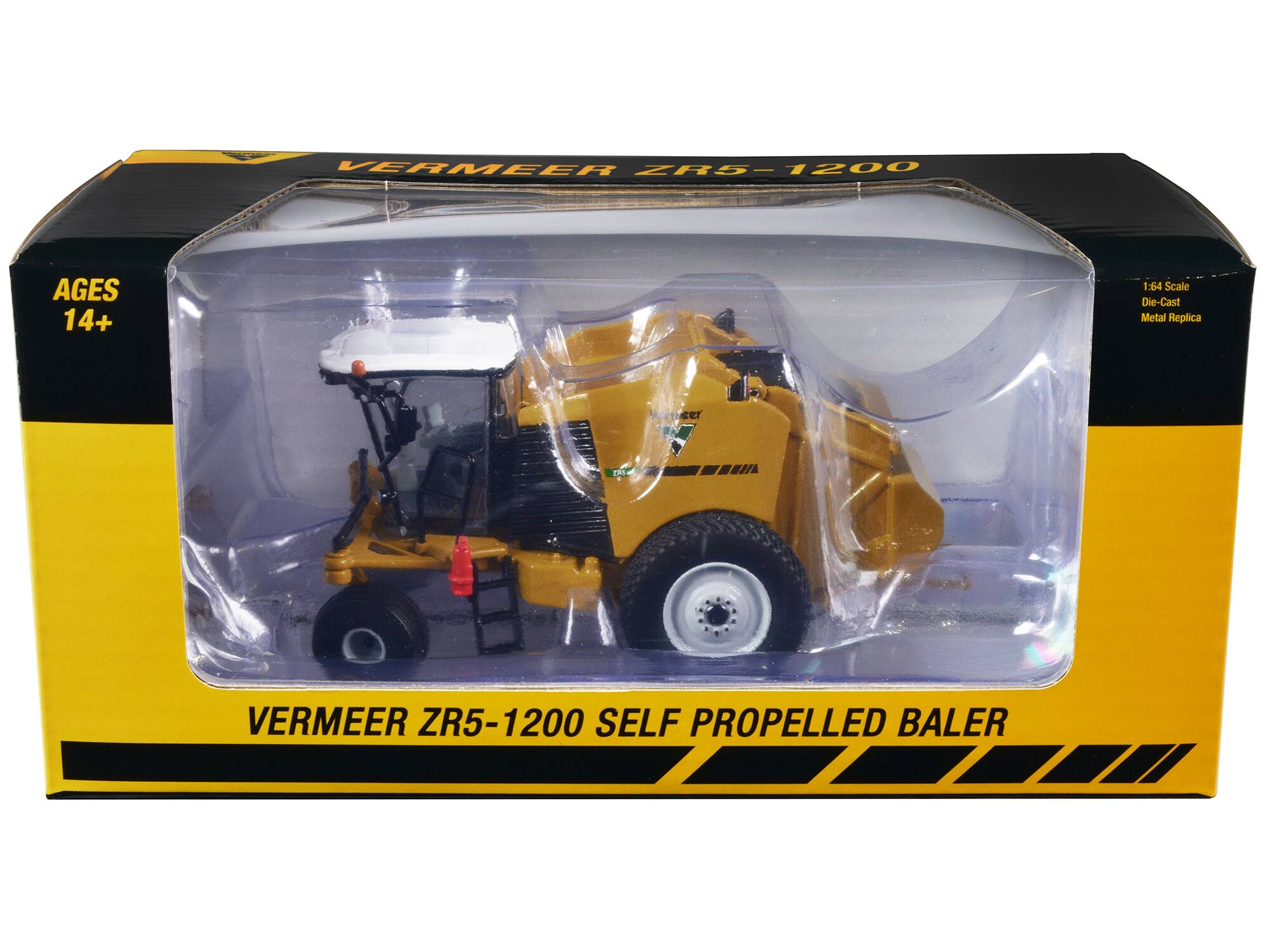 VERMEER ZR5-1200  
AGES 14+  
1:64 Scale Die-Cast Metal Replica  

VERMEER ZR5-1200 SELF PROPELLED BALER