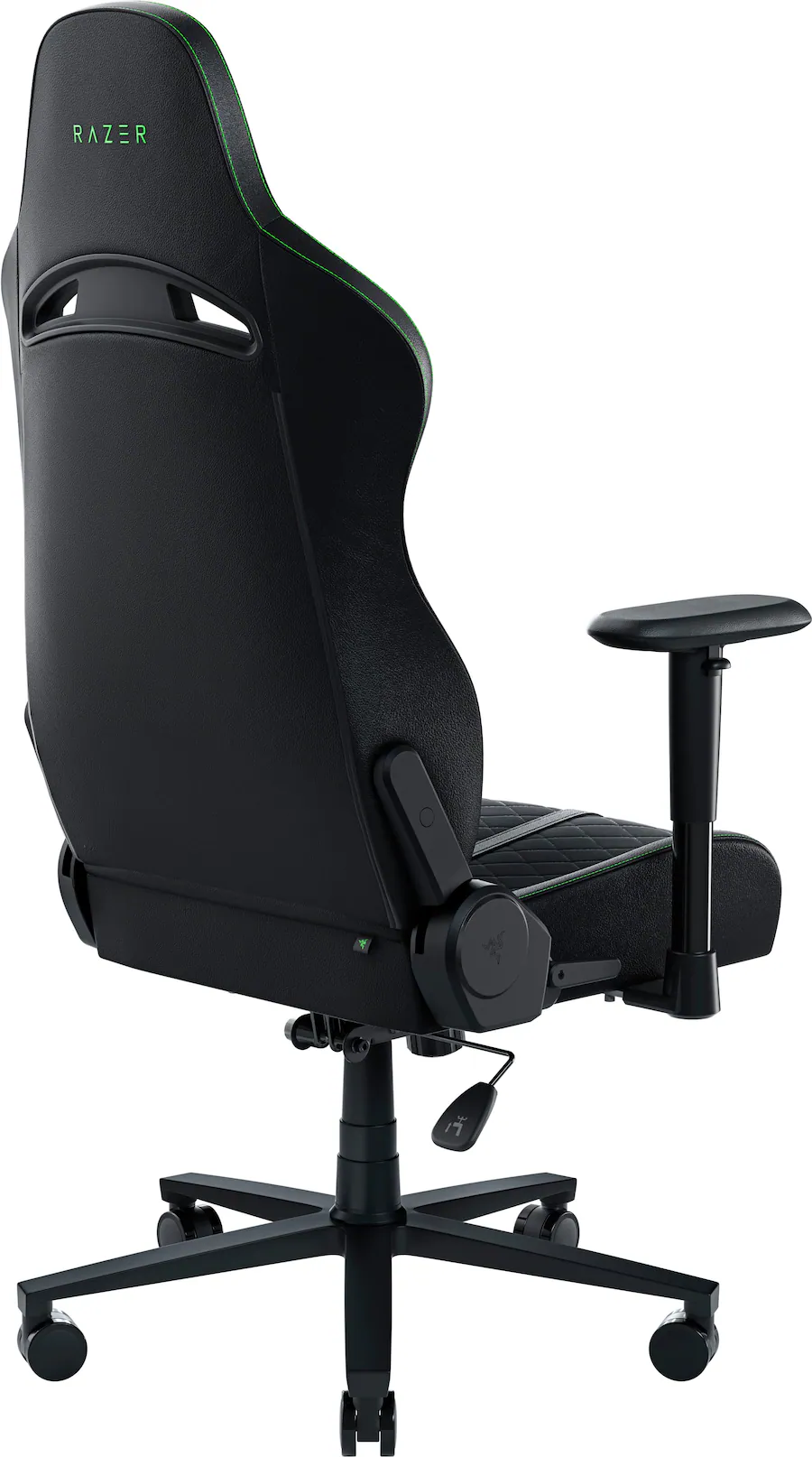 Vista alternativa 18. Razer - Silla de juego esencial Enki X - Negro/Verde.