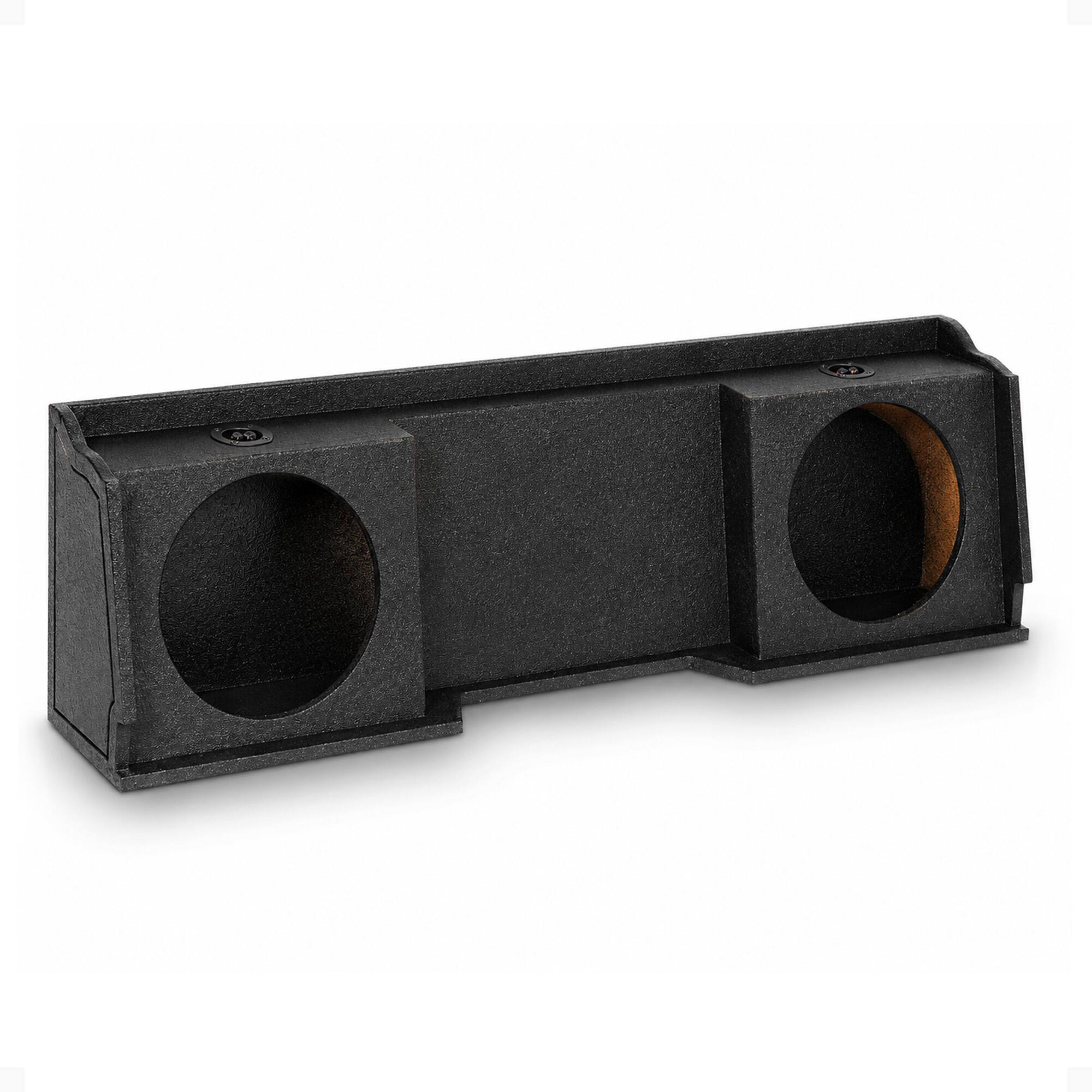 Front. QPower - QPower Dual 12" Sub Box for Chevy Silverado & GMC Sierra XCab Classic 1999-2006.
