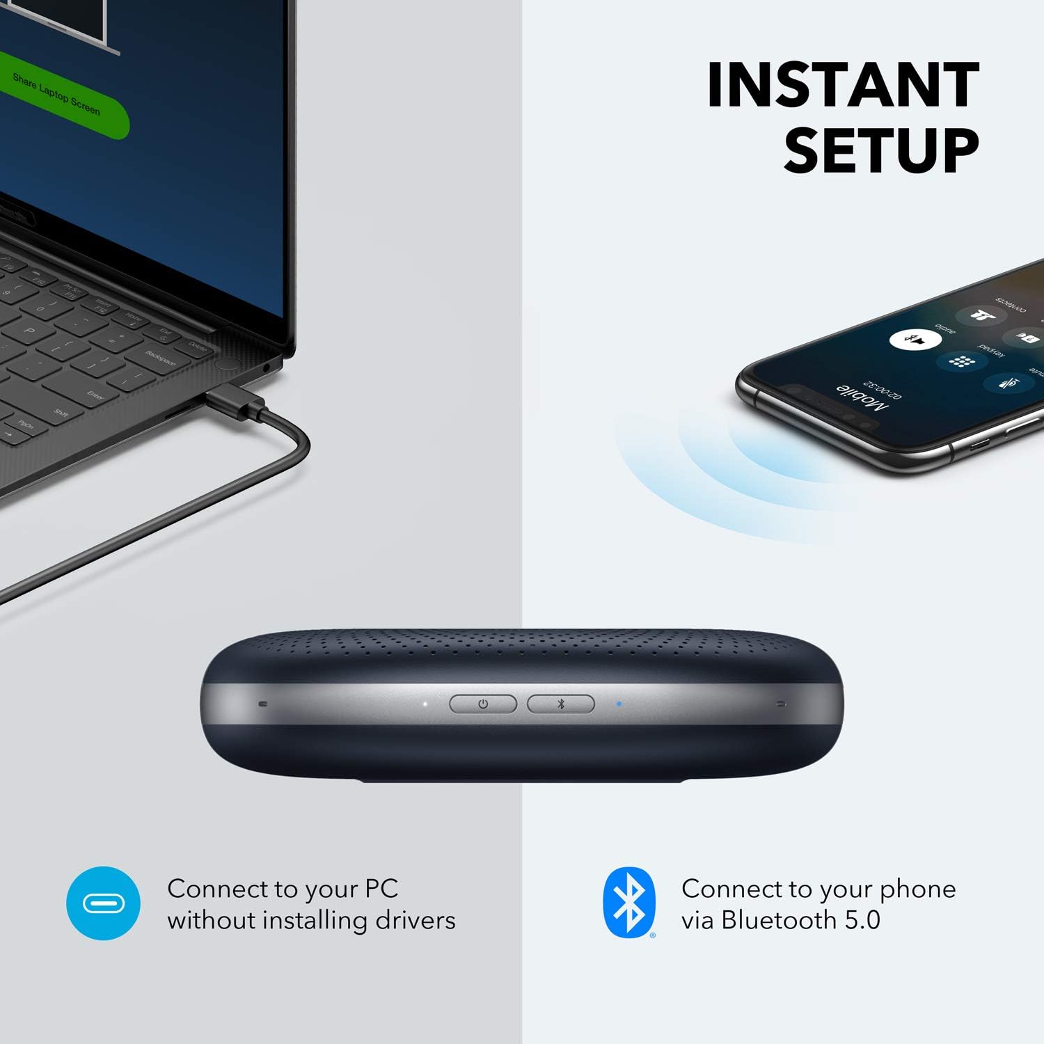 Sars Laptop Nche INSTANT SETUP

- Connect to your PC without installing drivers
- Connect to your phone via Bluetooth 5.0