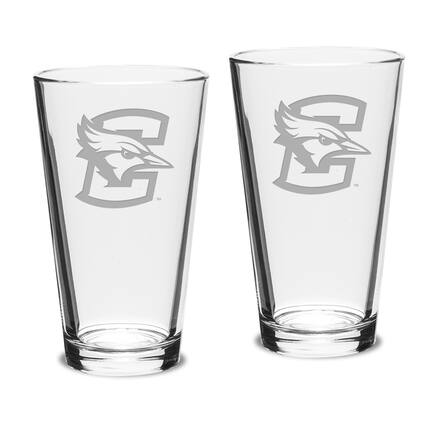 Front. Jardine - Creighton Bluejays 16oz. 2-Piece Classic Pub Glass Set - Multicolor.